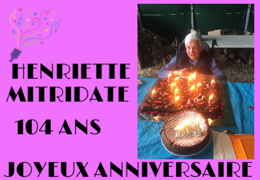 Anniversaire Mme Mitridate